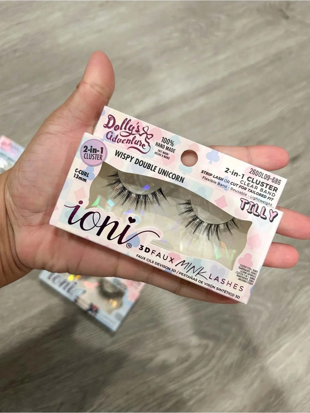 Ioni Dolly's Adventure Multi-Color Wispy Faux Mink Lashes